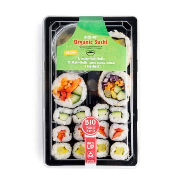 Packshot vegane Sushi-Box organic